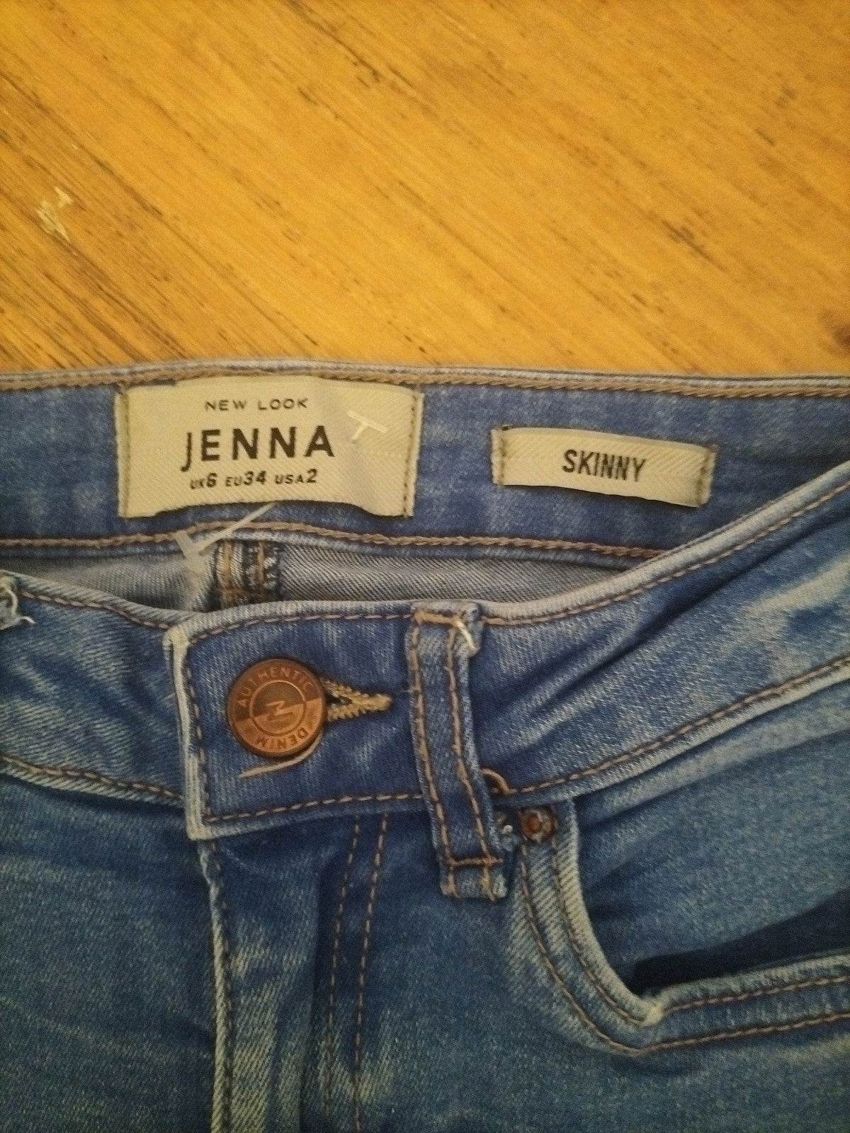 Ladies New Look Size 6 "Jenna" Skinny Jeans