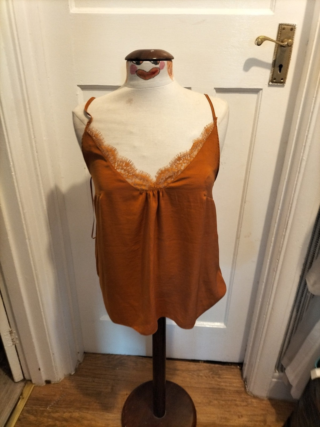 Brand New Ladies Day Dreams Size 12 Brown Sleeveless Night Top