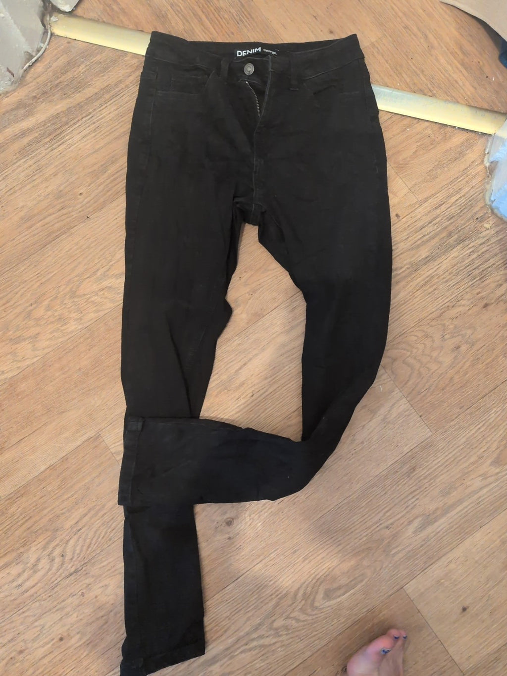 George 8 Black Denim Jeans