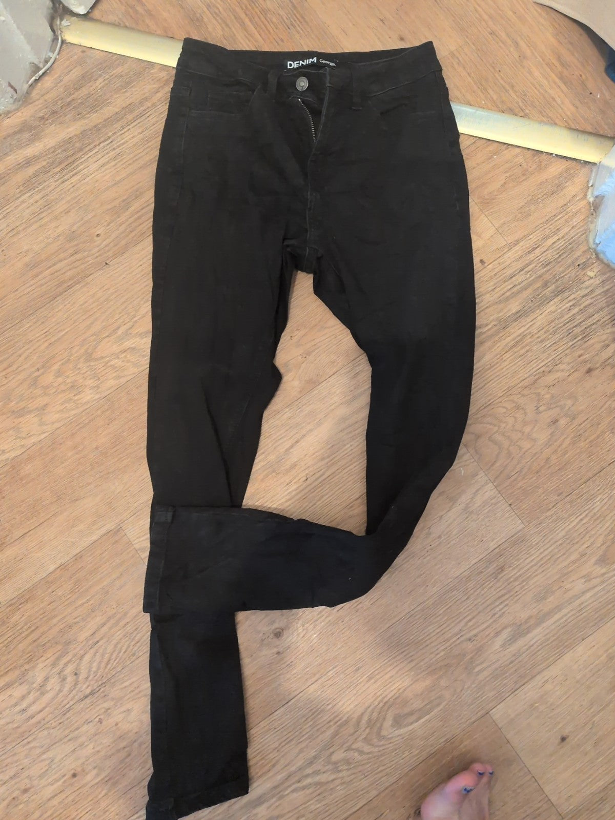 George 8 Black Denim Jeans