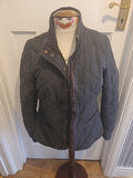 Ladies Fat Face Size 8 Grey Lined Jacket