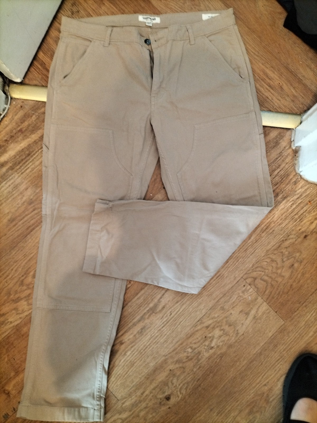 Goodthreads 35x28 Sand Stretch Canvas Chino Trousers