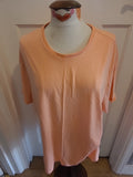 Mens George Size 2XL Peach Short Sleeved Tshirt