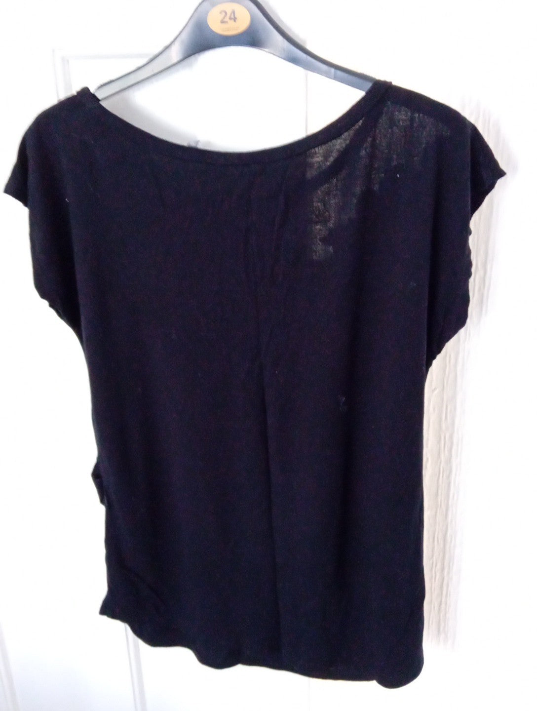 Ladies Newlook Maternity Size 10 Black Top