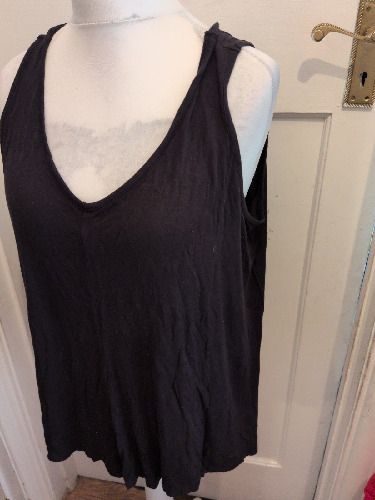 Ladies George 18 Black Swing Vest Sleeveless