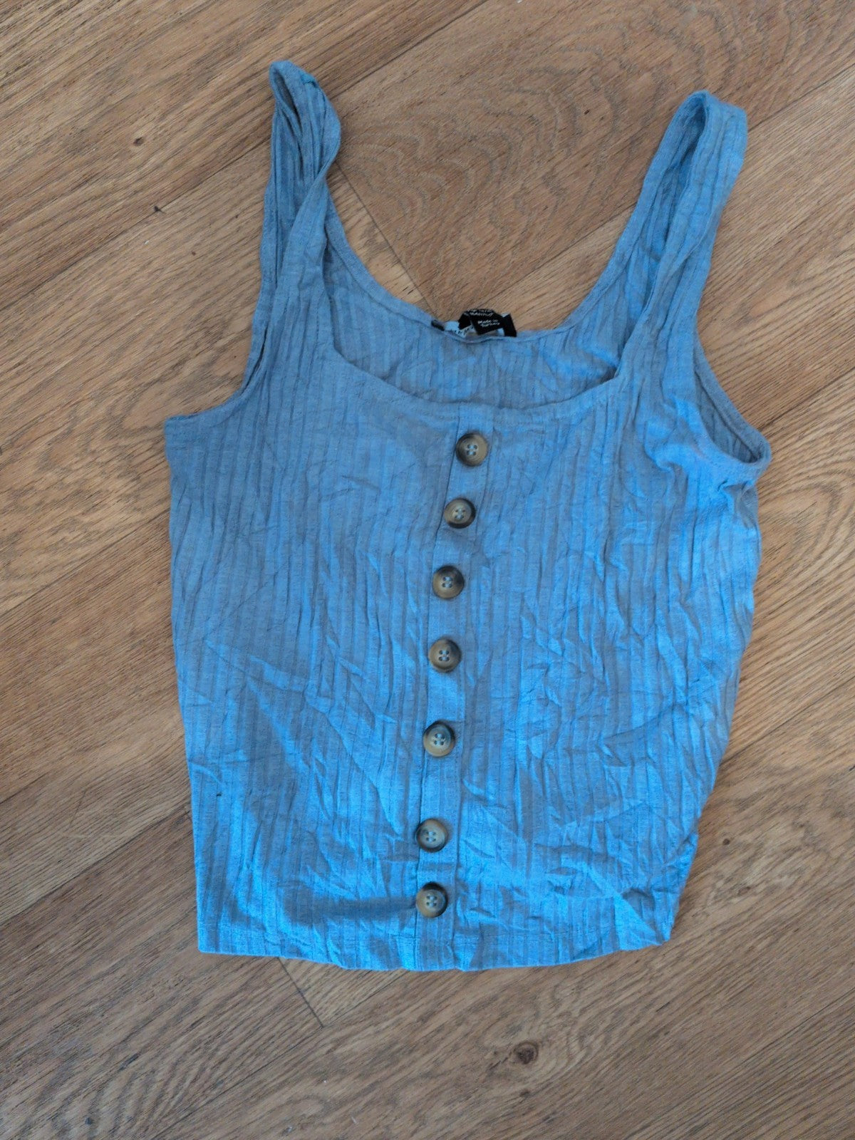 New Look 915 Generation 14/15 Years Blue Sleeveless T-shirt