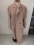 Nuage 14 Beige Lined Buttoned Cashmere Blended Jacket