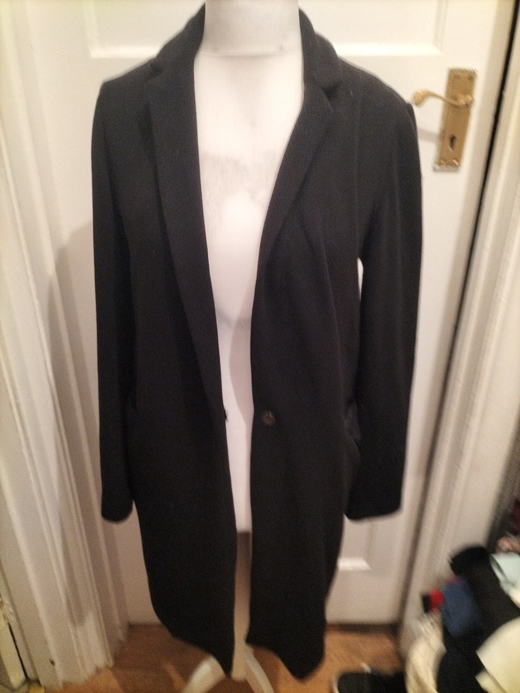 New Look 12 Black Popper Fastening Jacket