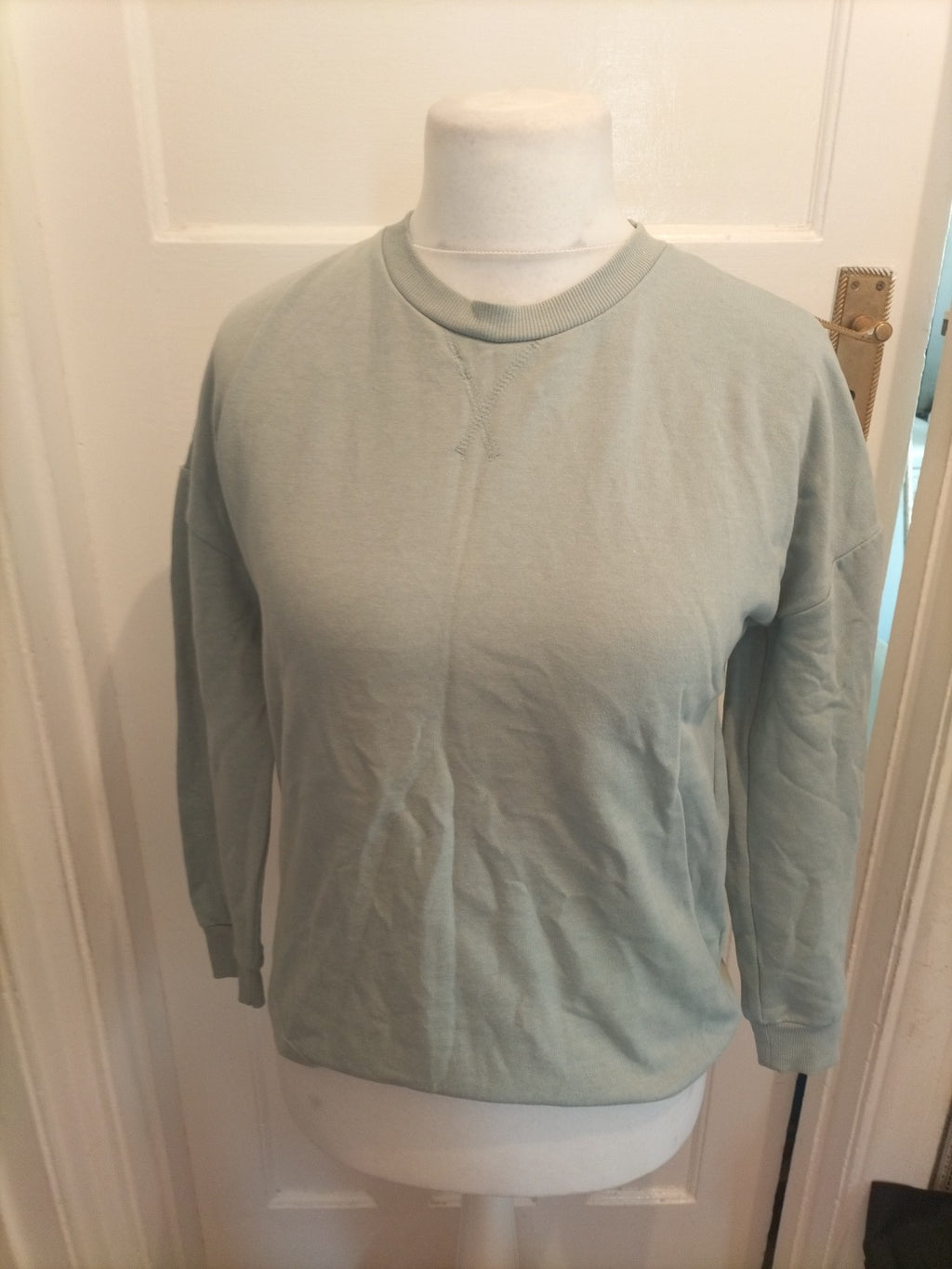 Ladies Papaya Size Small Pale Turquoise Jumper Pullover