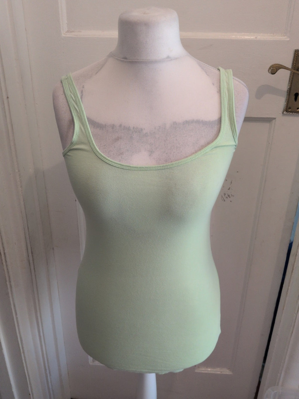 Primark 8 Light Green Sleeveless Cami Top