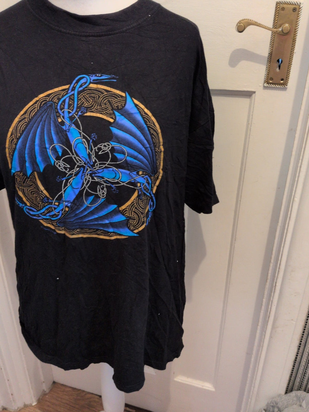 Jts XL Black Print Short Sleeve T-shirt