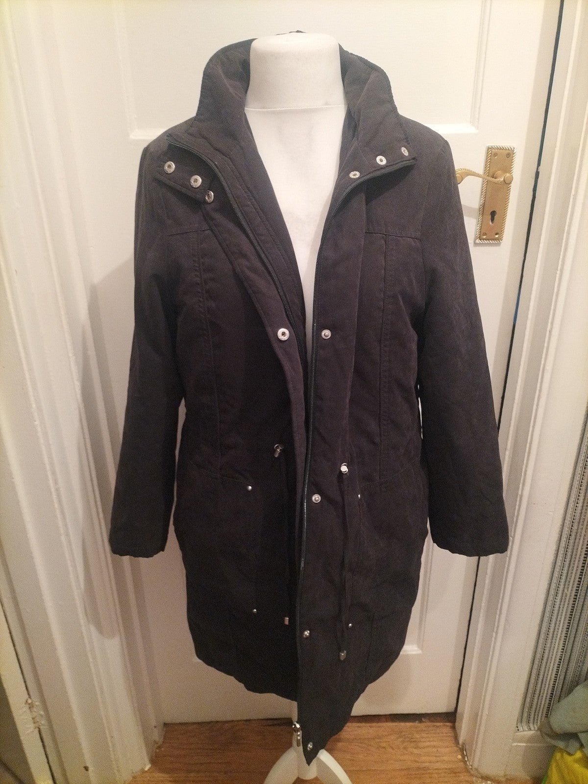 Ladies Bonmarche Size 16 Black Lined Jacket