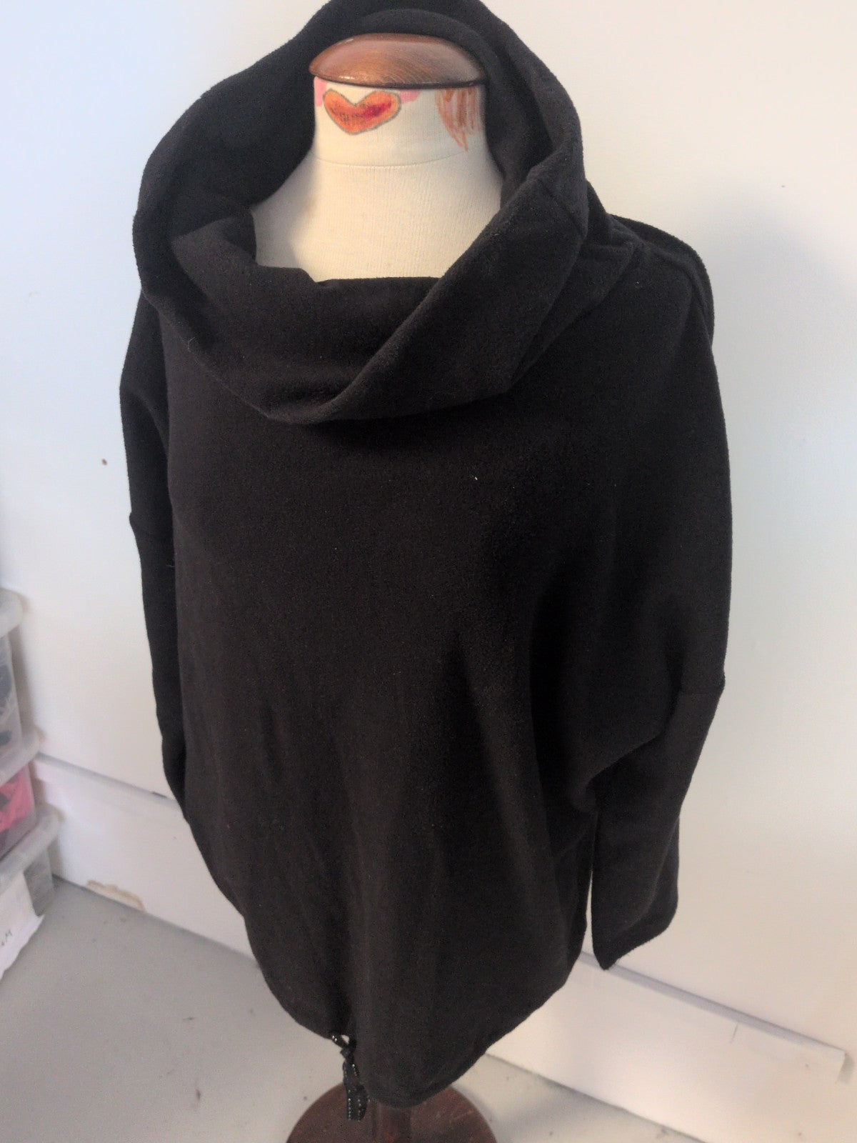 Next Large Black Long Sleeve Pullover Jumper Super Soft High Neck