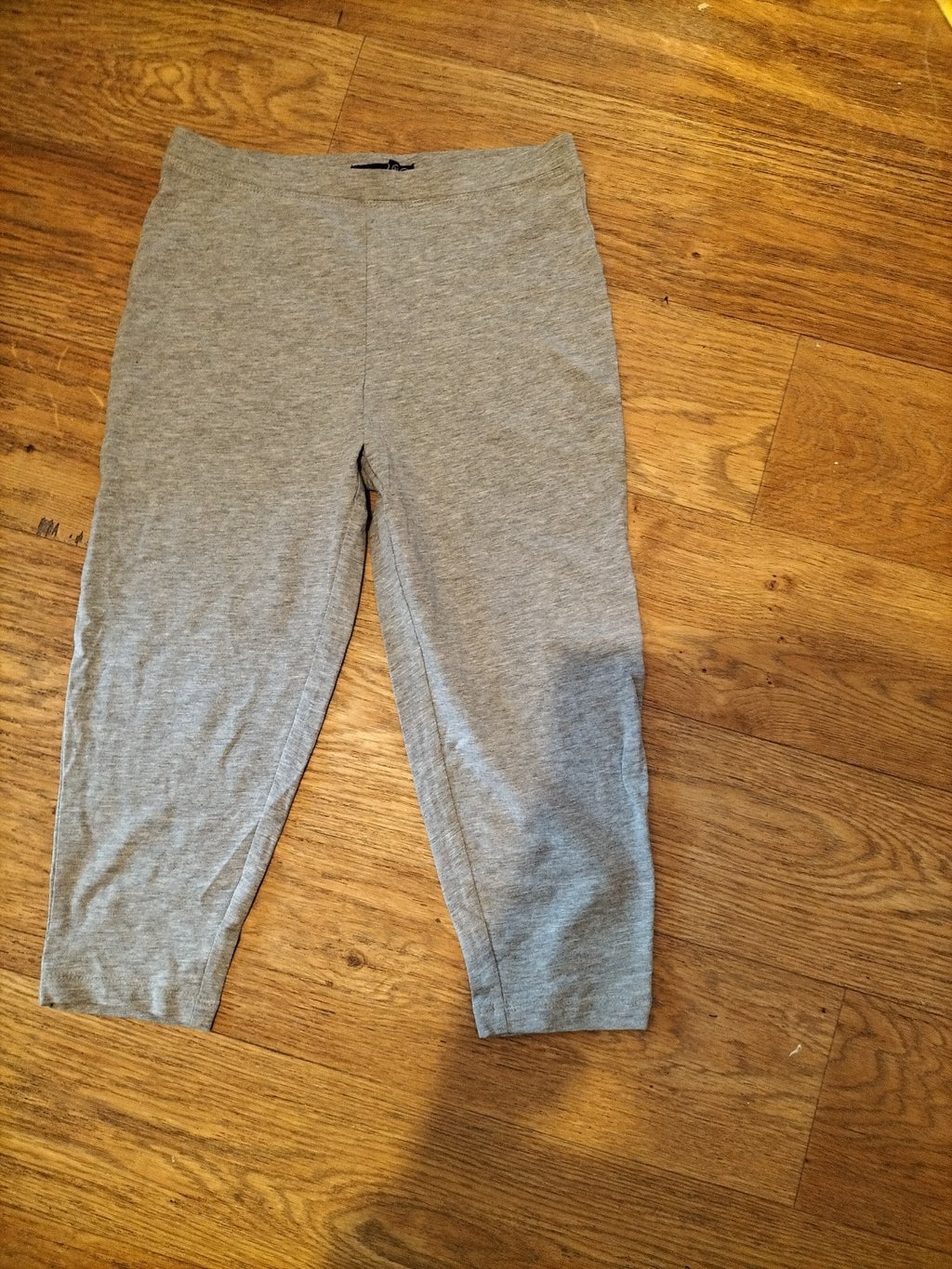 Ladies Primark Size 6 Grey Cropped Leggings