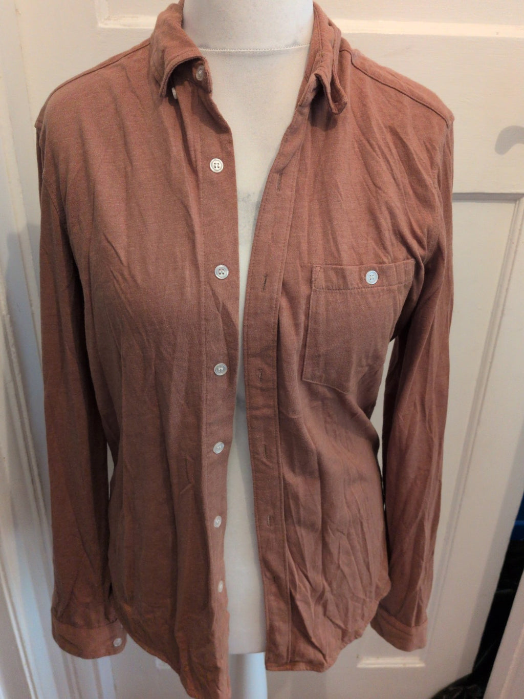 ASOS Medium Brown Long Sleeve Shirt