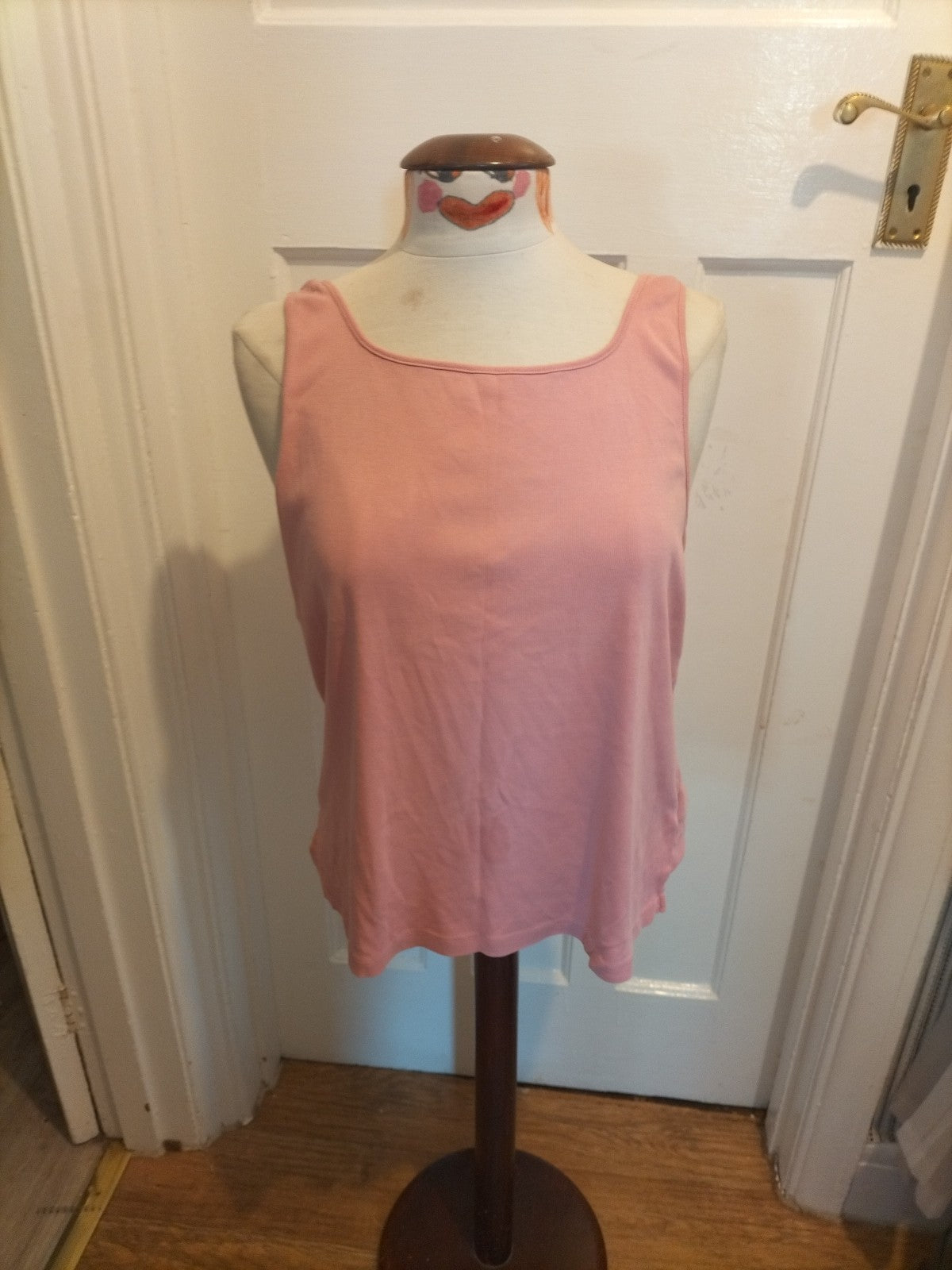 Ladies Sigrid Olson Size XL Pink Sleeveless Top