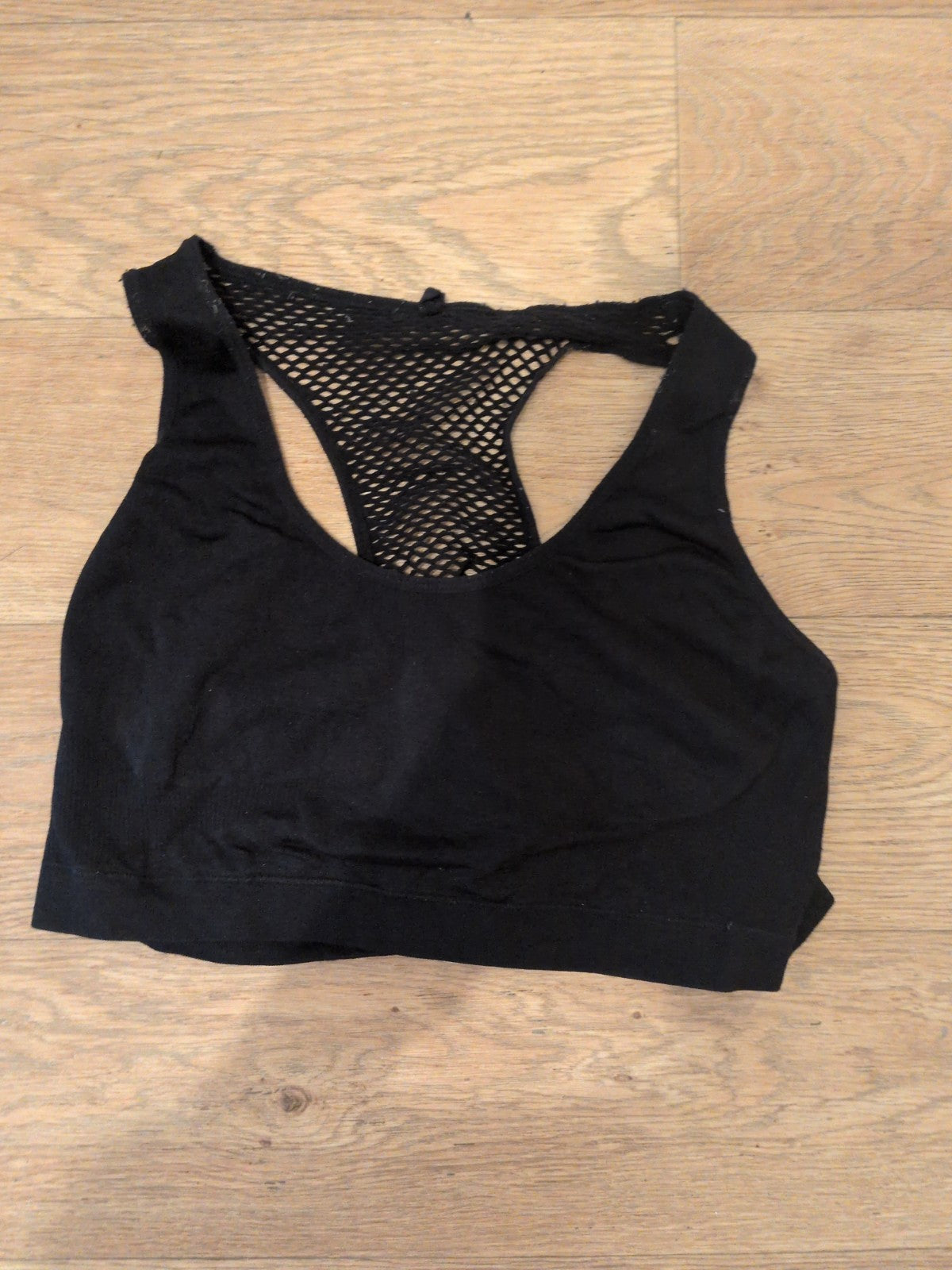 Workout 18/20 Black Sports Bra