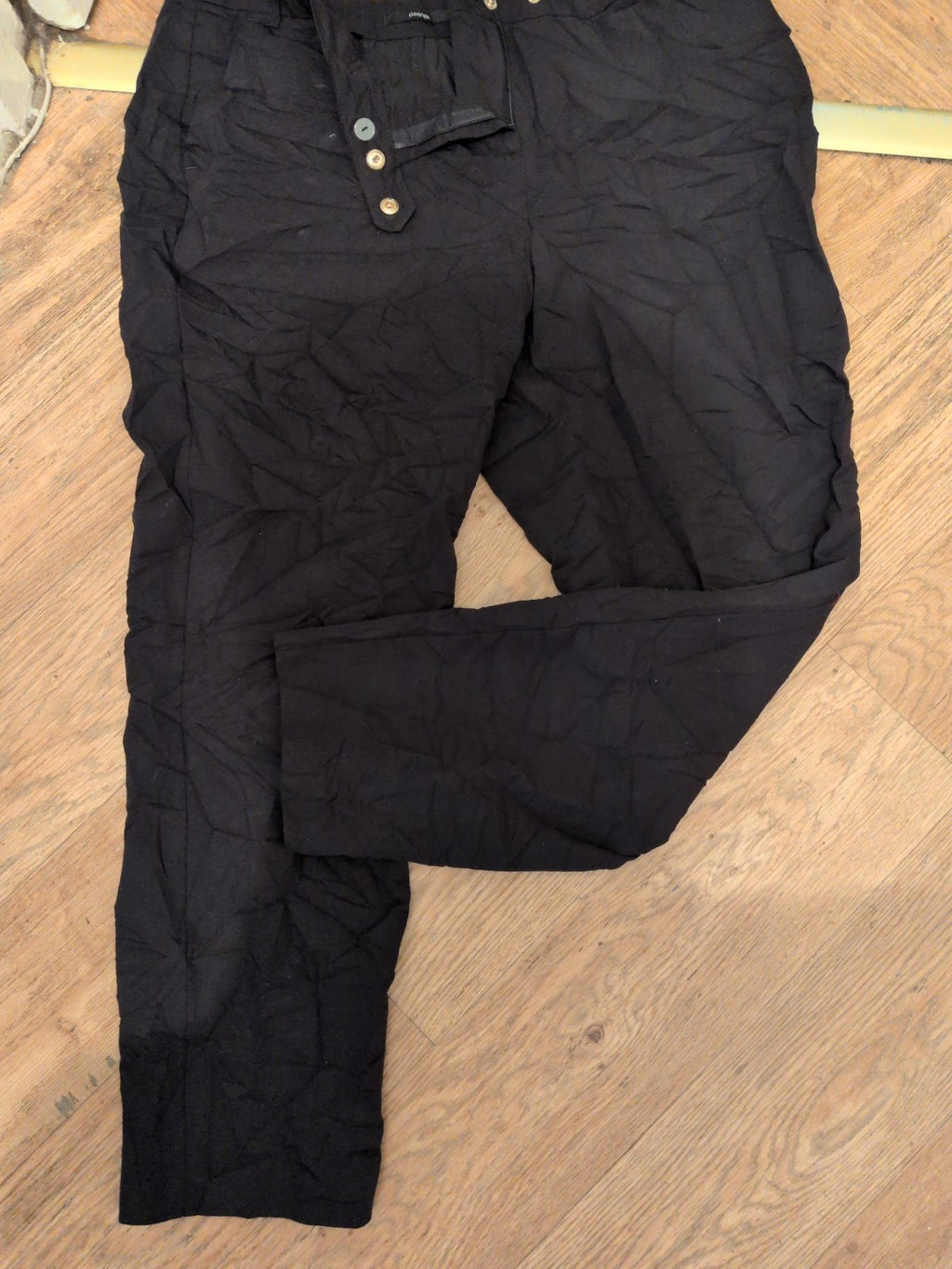 George 16 Black Smart Trousers