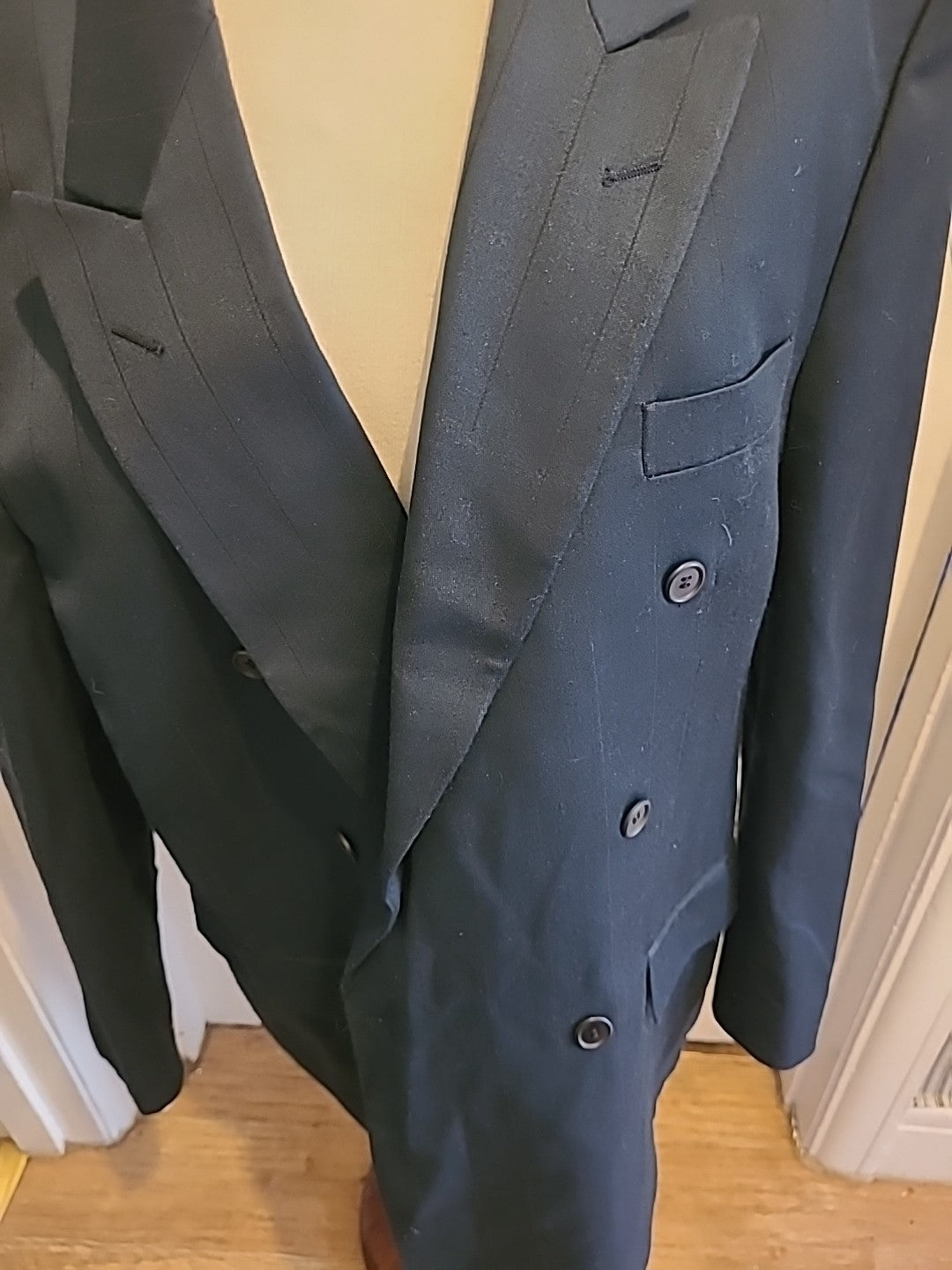 Mens Jonthan Adams Size 46R Dark Teal Suit Jacket Blazer