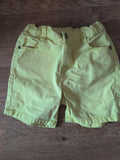 Fagottino 2-3 Years Yellow Elasticated Denim Shorts