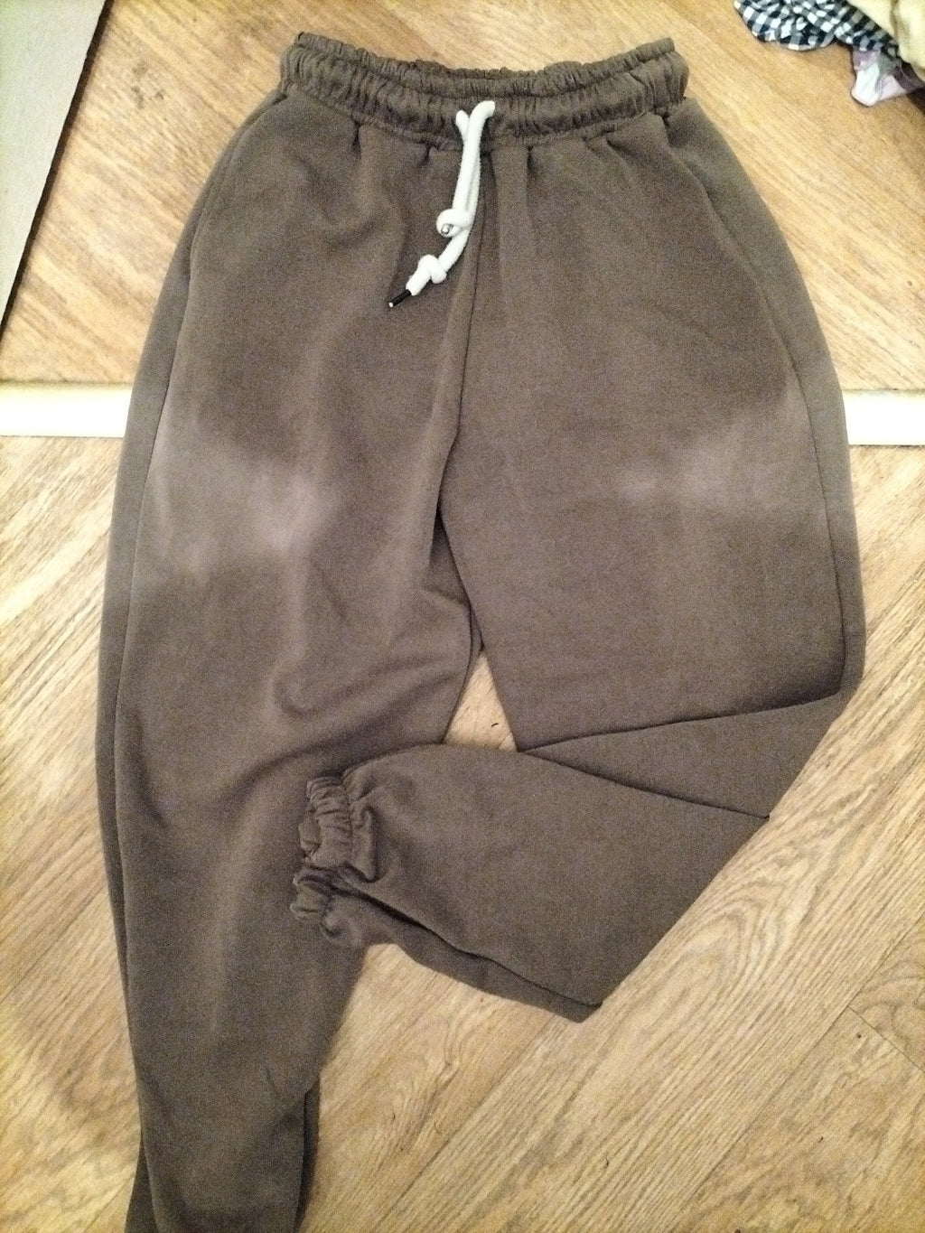 Arzana Small Dark Khaki Elasticated Joggers