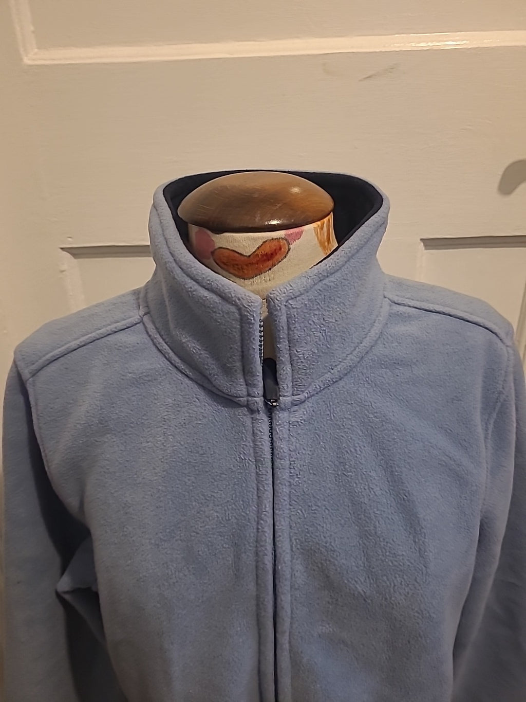 Mens B.C Clothing Size Large Blue Zip Through Warm Jacket