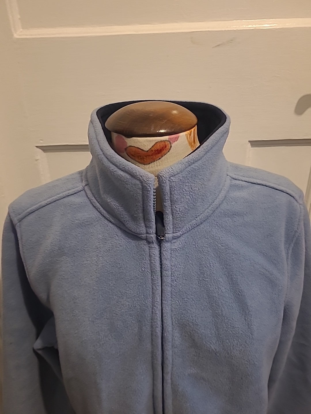 Mens B.C Clothing Size Large Blue Zip Through Warm Jacket