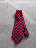 Mens Red Apple Tie Diamond Silks