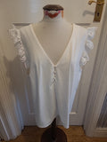Ladies Shein Curve Top 4XL White