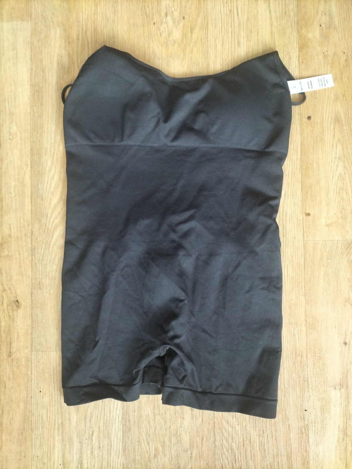 Ladies Size Large Black Padded Sleeveless Bodyshaper