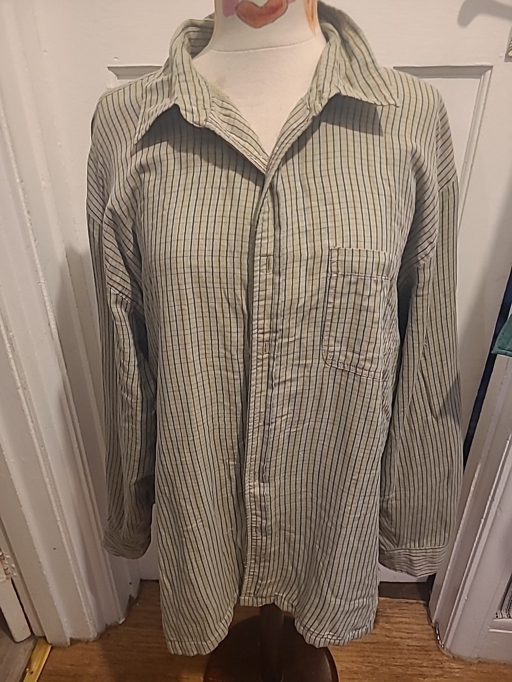 Mens Champion Size 2XL Multi Check Fleece Lined Jacket