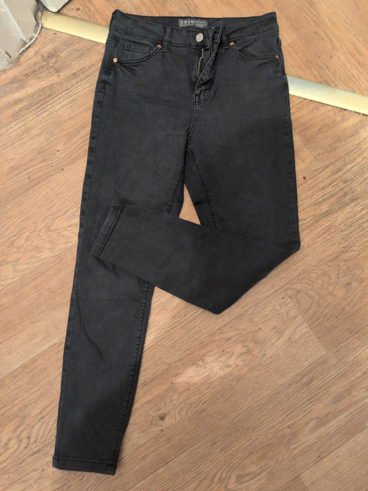 Ladies Denim&Co Primark 10 Charcoal Jegging Skinny Jeans