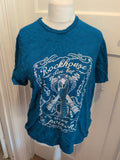 Jacamo Large Blue Print Short Sleeve T-shirt