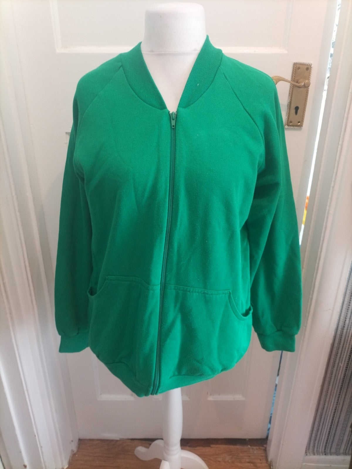 XL Green Full Zip Jumper