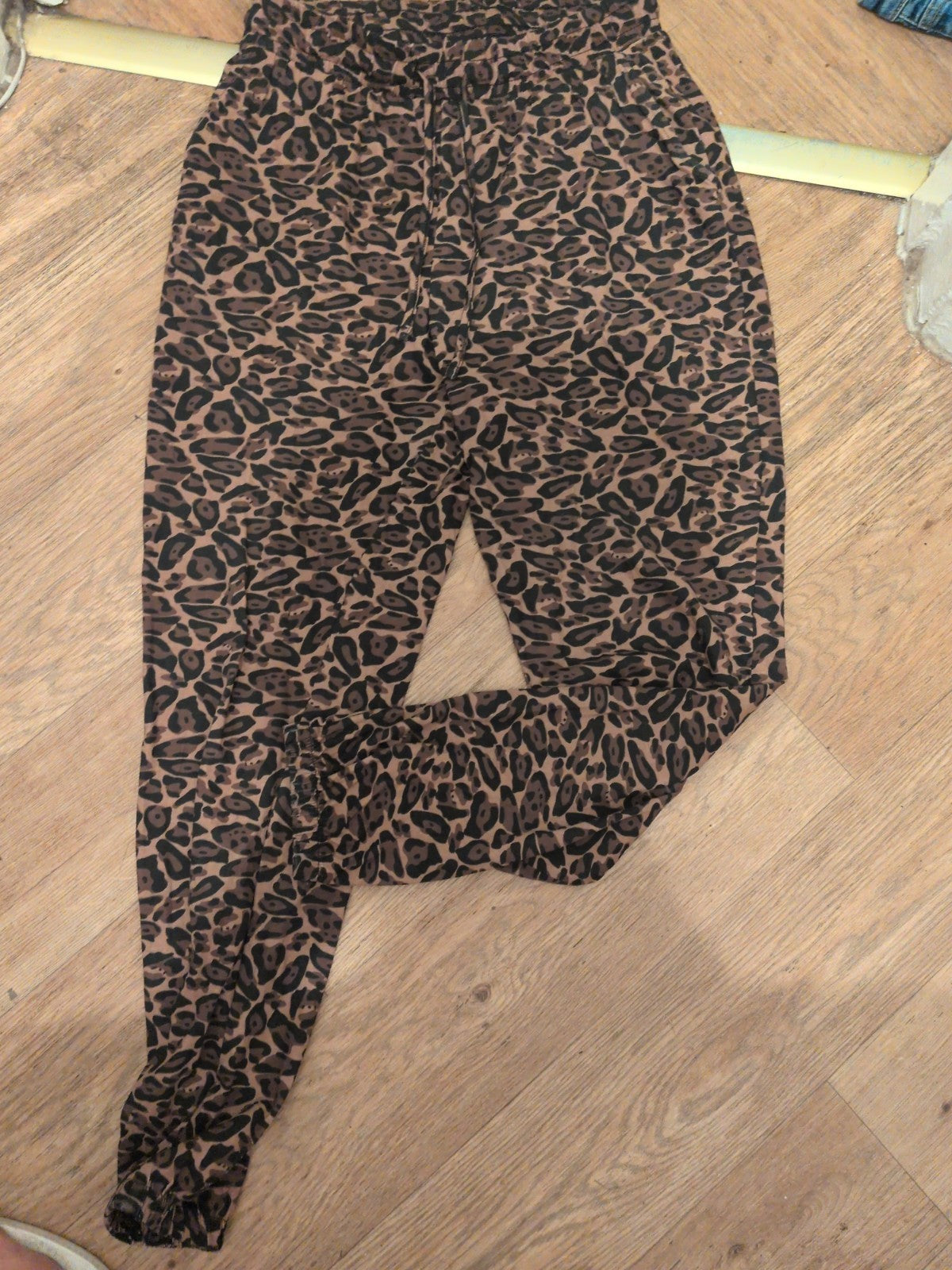 Matalan Small Leopard Print Elasticated Trousers