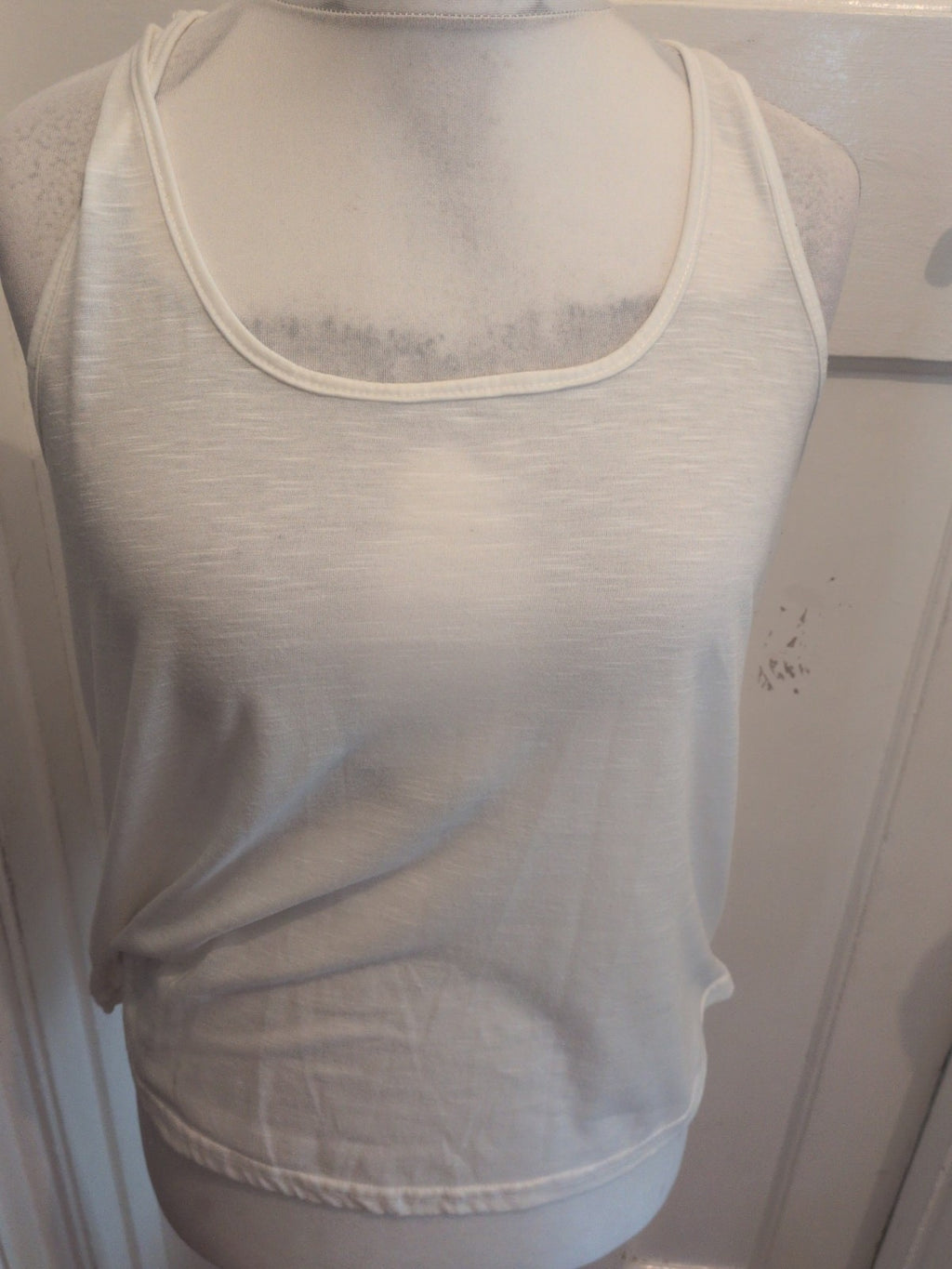 Shein Large White Tank Vest T-shirt Sleeveless