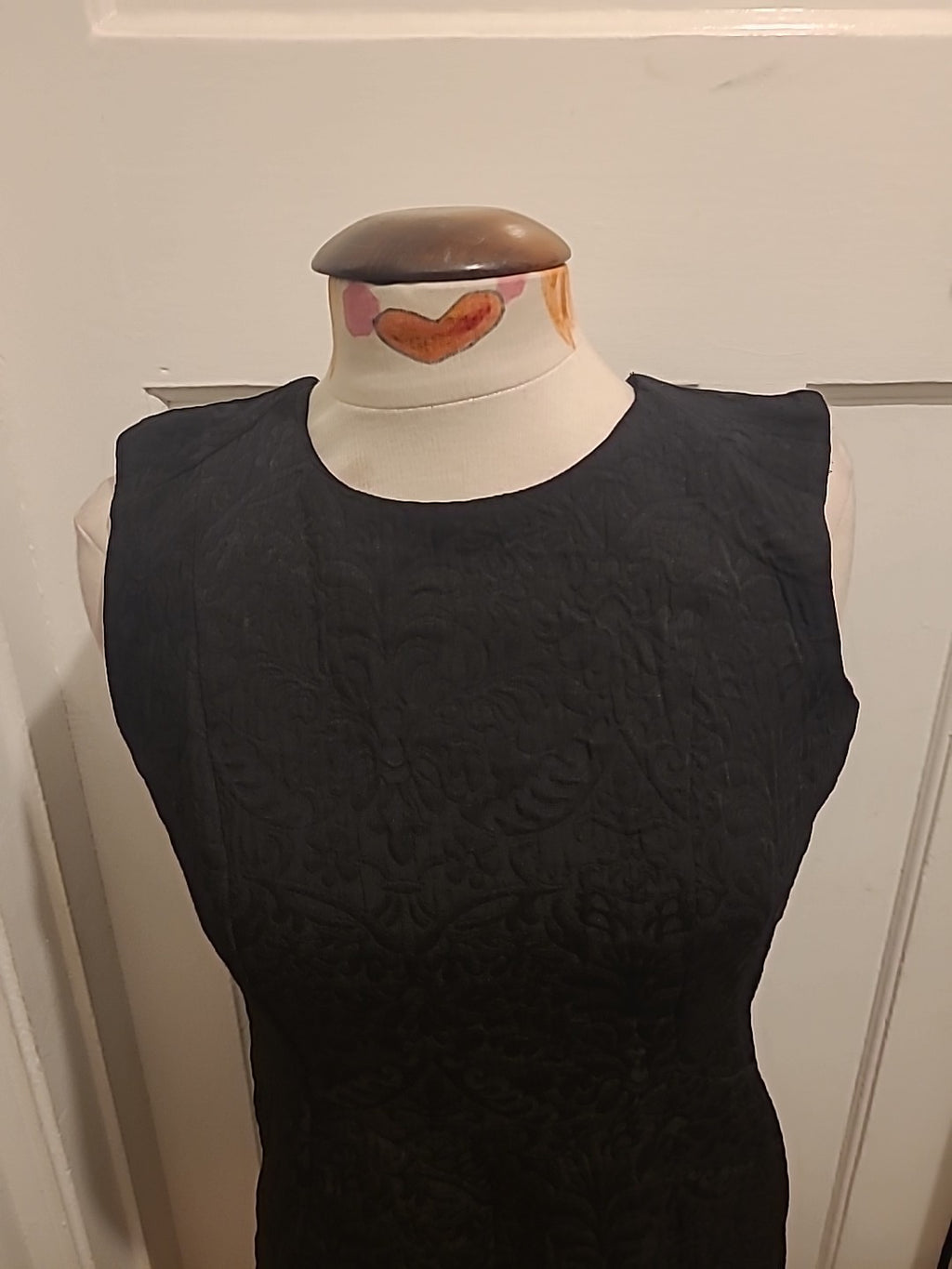 Ladies Next Size 8 Black Lined Sleeveless Dress