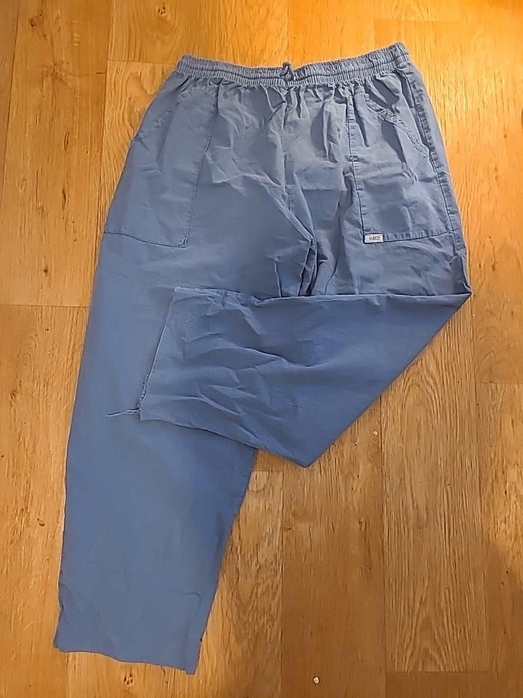 Mens Talla Size 2XL Blue Elasticated Trousers Jogger