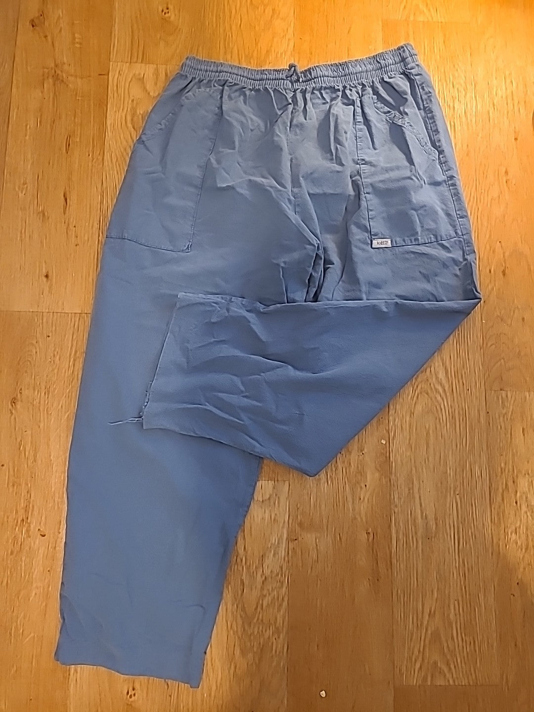 Mens Talla Size 2XL Blue Elasticated Trousers Jogger