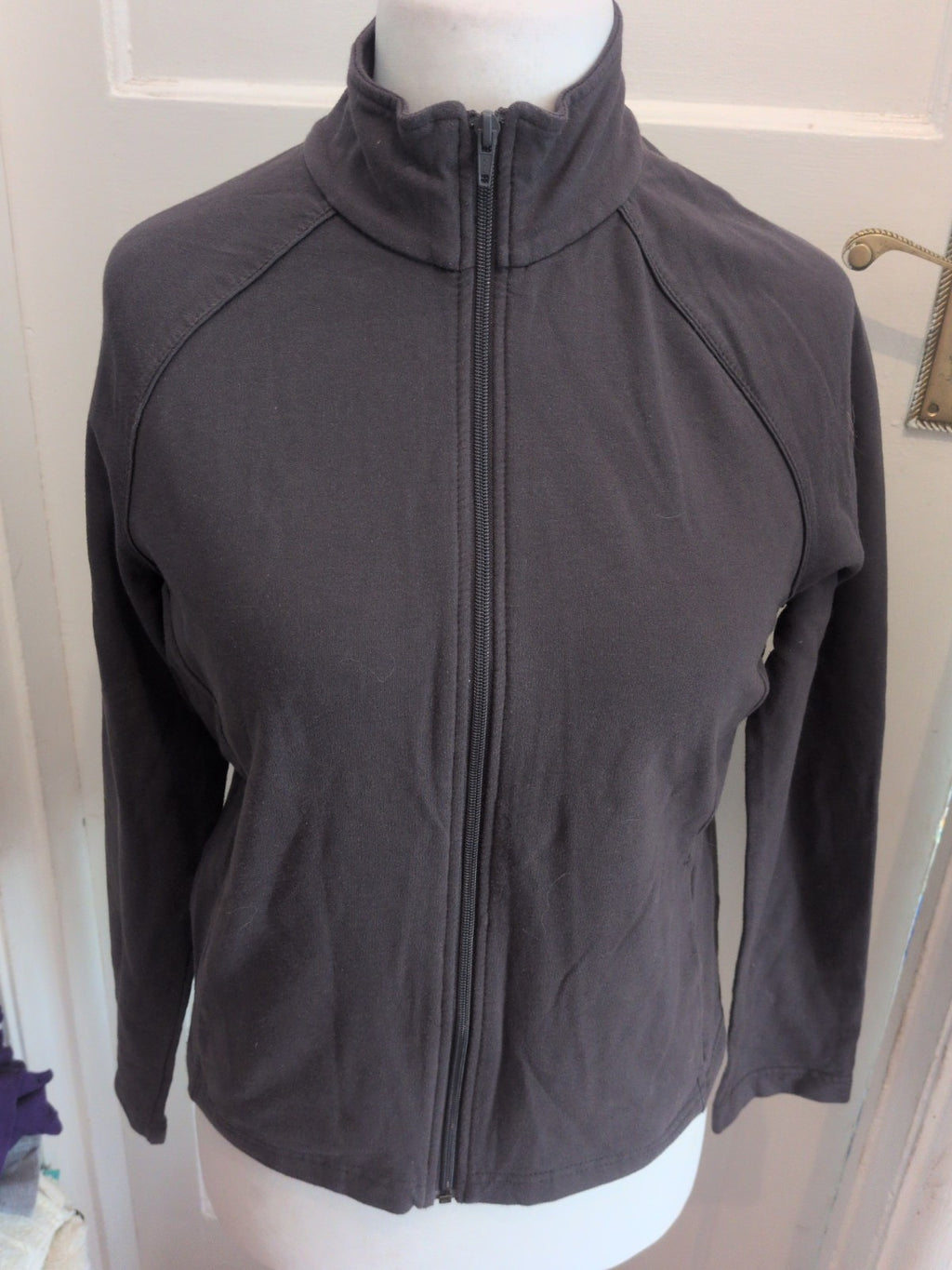 Marks And Spencer 14 Charcoal Full Zip Jumper
