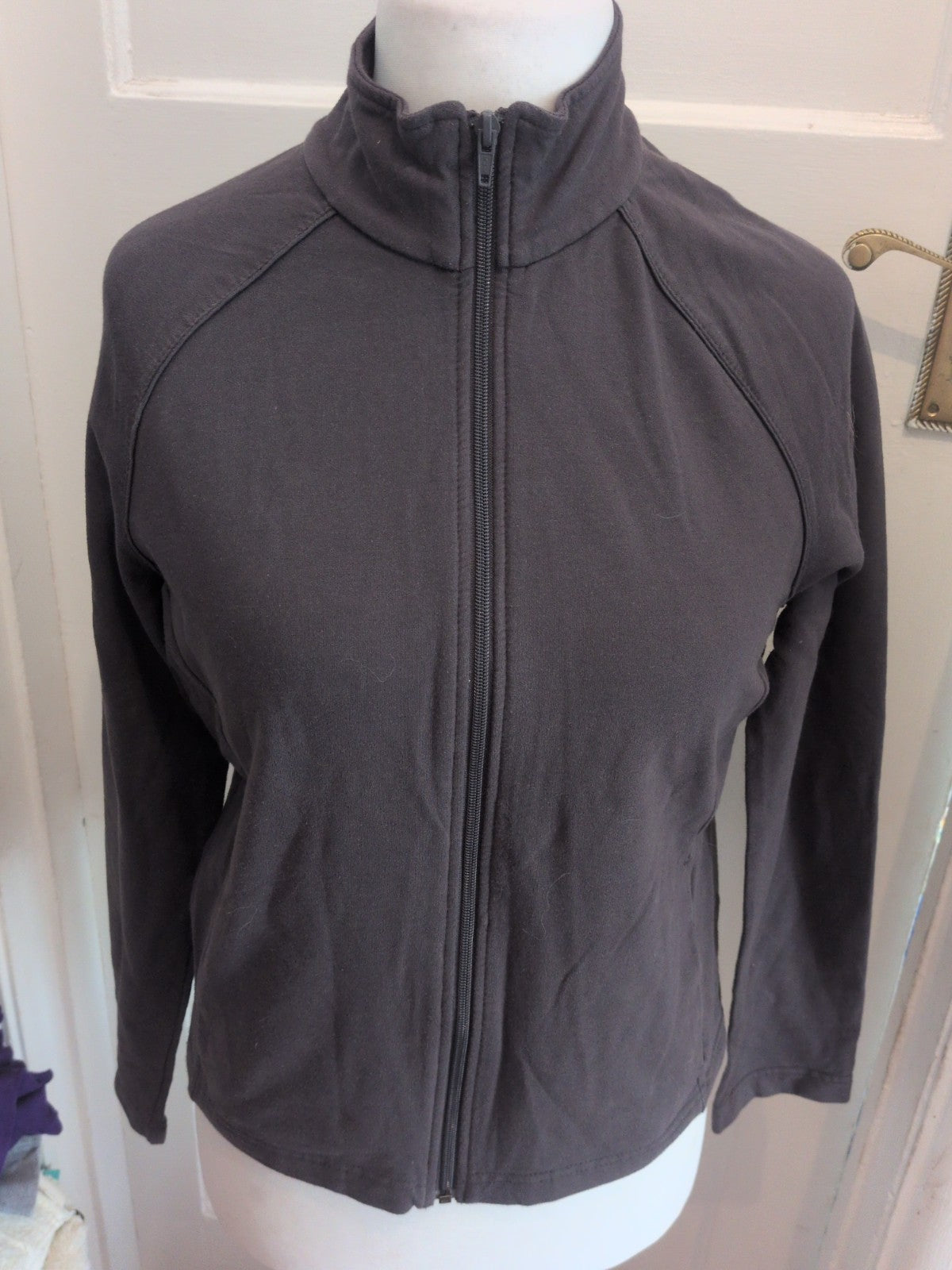 Marks And Spencer 14 Charcoal Full Zip Jumper