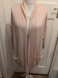 Primark 8 Pale Pink Open Cardigan
