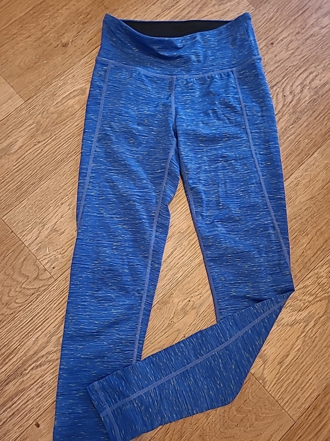 Ladies Saxnet Size XS Blue Green Fleck Leggings