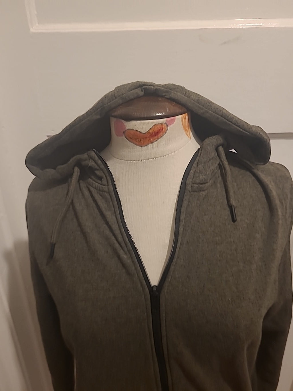 Mens Primark Size XS Khaki Zip Through Jacket