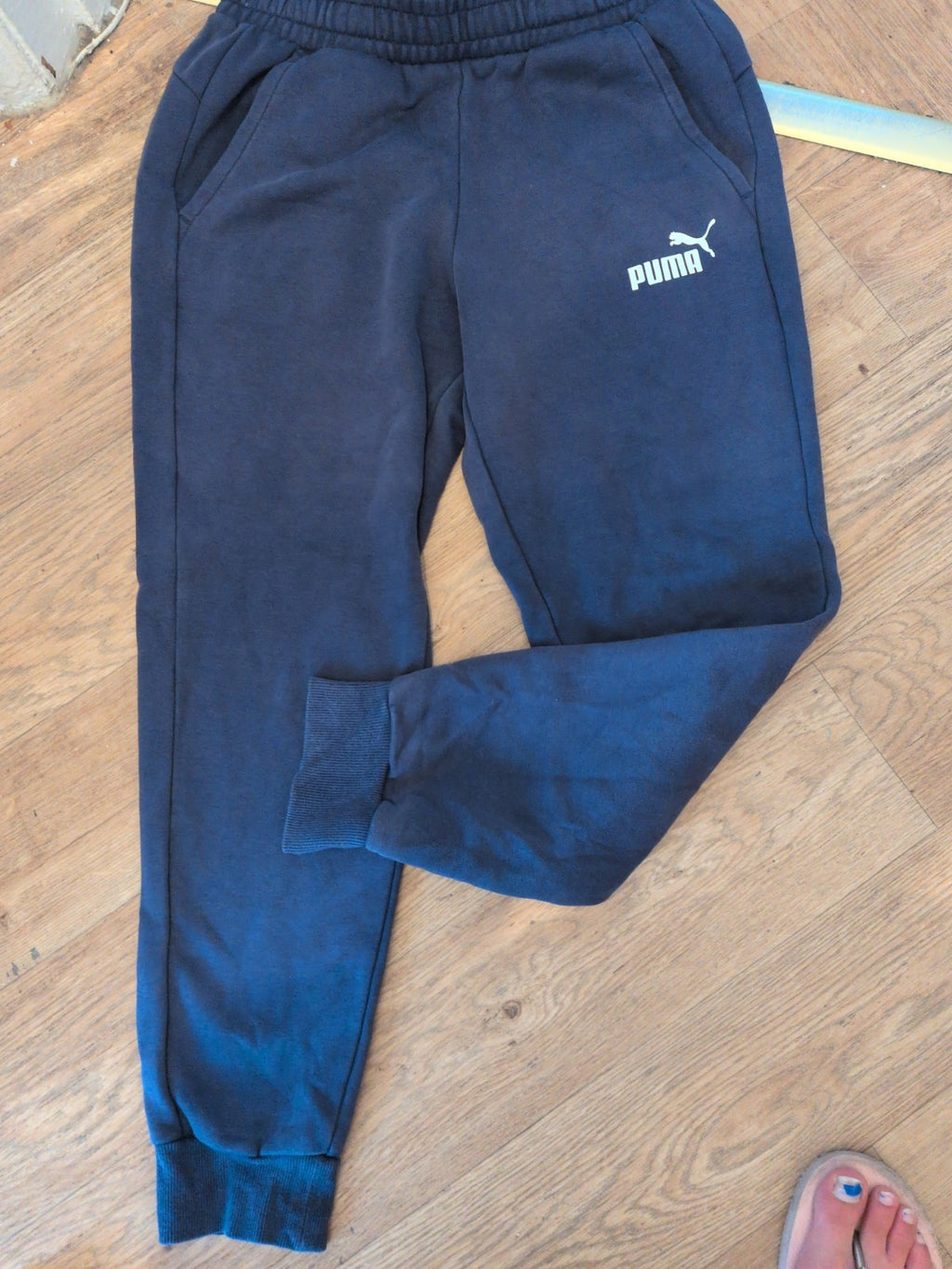 Puma Small Navy Elasticated Jogger