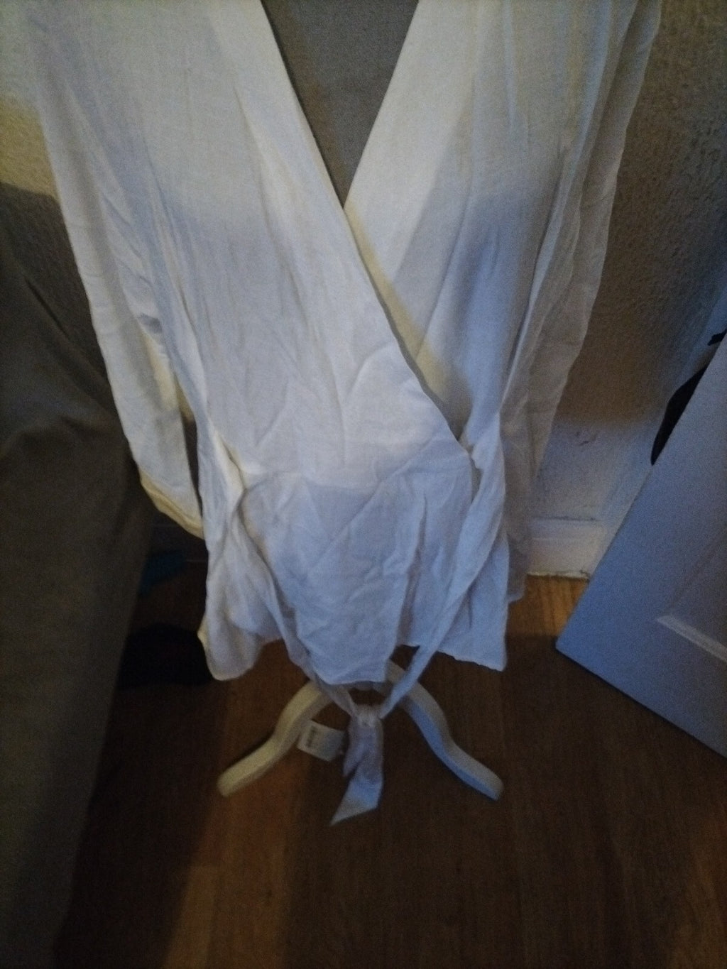 Ladies Miss Sparrow Size Small White Long Sleeved Blouse