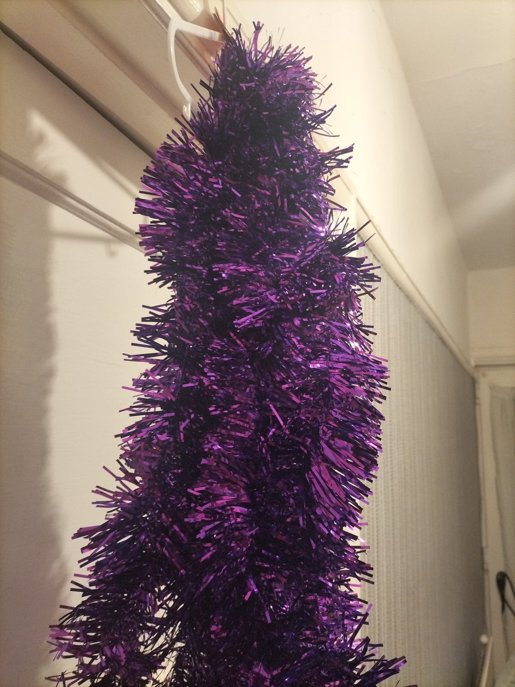 Brand new Purple 2M Christmas decoration Tinsel