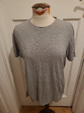Mens Primark Size Large Tailored Fit Grey Short Sleeve Tee