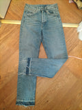 25" Ladies High Waist Vintage Slim Ankle Jeans