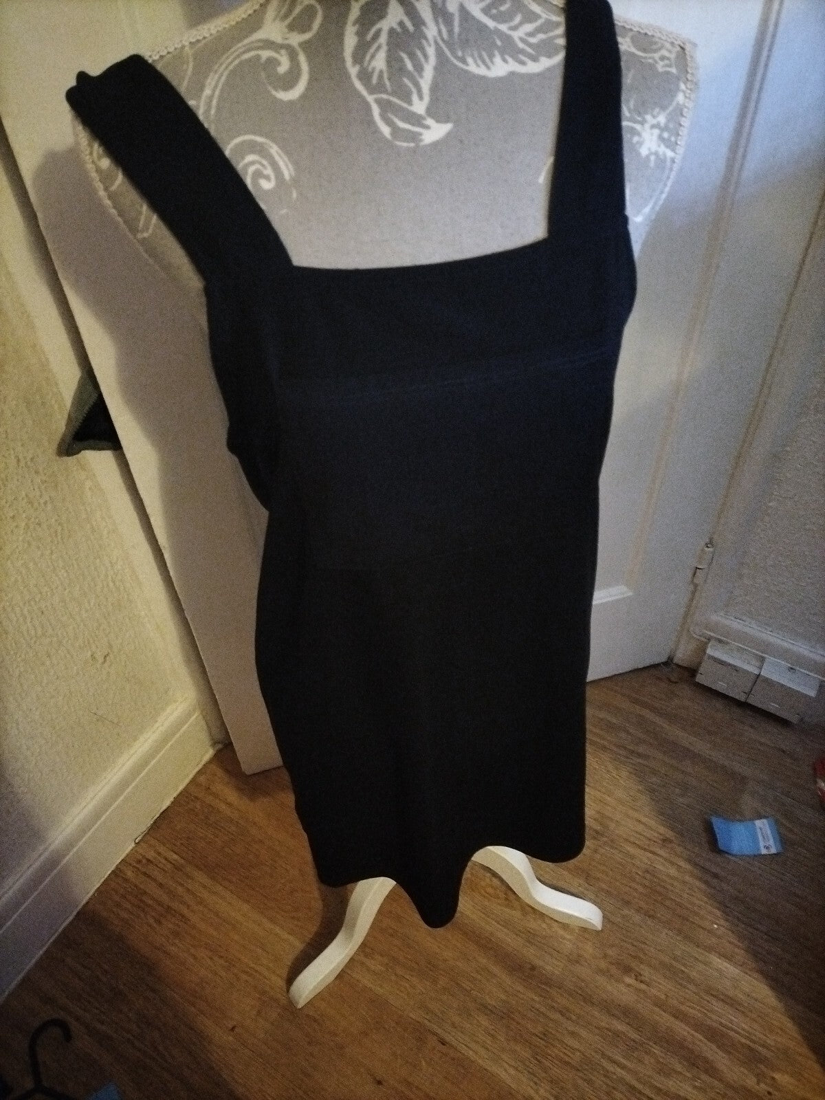 Ladies Topshop Size 10 Black Sleeveless Top